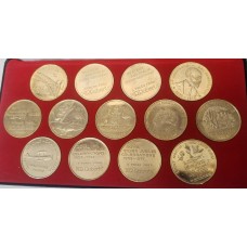 AUSTRALIA 1977 - 1982 . COMMEMORATIVE MEDAL SET
